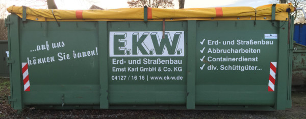 Containerdienst | E.K.W. Erd- und Straßenbau 